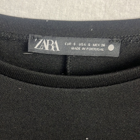 Zara size s, black dress - Picture 2 of 3